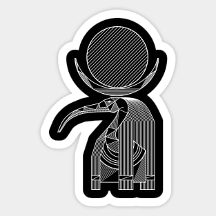 God Thoth Sticker